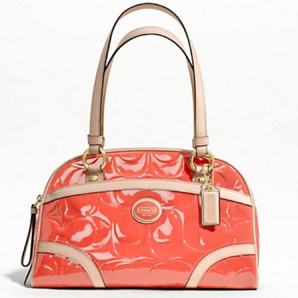 Coach bag. orange shoulder bag. NWT